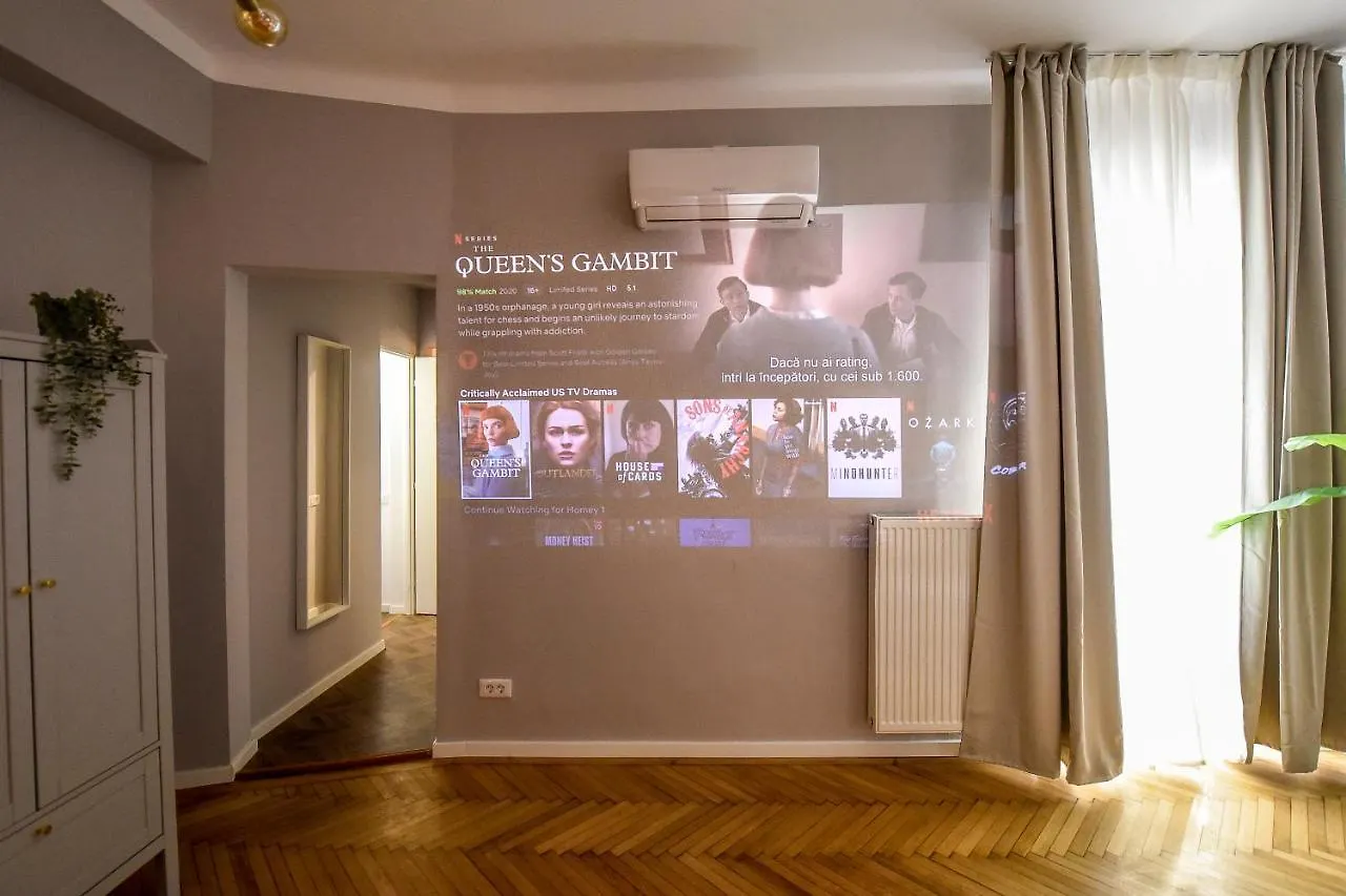 Apartment Modern Stay - Central Studios With Wall Projector Near Radisson Bucharest